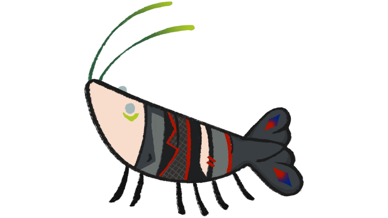 2.0 Squid Shrimp (Art by KaiPlaysKoi)